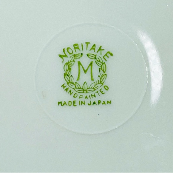 Vintage Noritake Hand Painted Gold and White Dessert Plate 6.5” - Picture 4 of 6